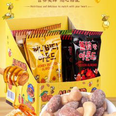 韩沽蜂蜜黄油扁桃仁混合坚果零食 网红休闲零食35g
